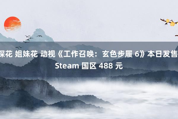 探花 姐妹花 动视《工作召唤：玄色步履 6》本日发售，Steam 国区 488 元