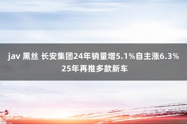 jav 黑丝 长安集团24年销量增5.1%自主涨6.3% 25年再推多款新车